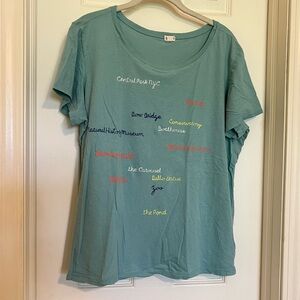 Anthropologie TLa Central Park Tee Size XL
